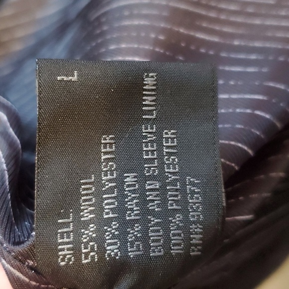 Worthington Gray Wool Blend Asymmetrical Zipper Coat L - Picture 4 of 7